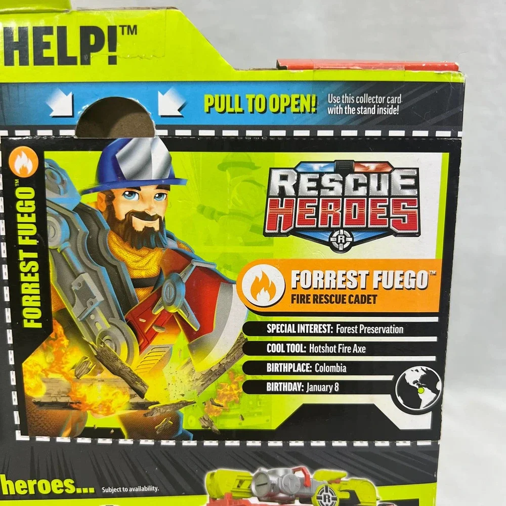 NEW‎ Forrest Fuego Rescue Heroes Fire Fighter Rescue Cadet Fisher Price